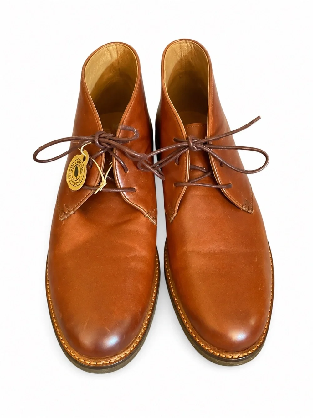 Johnston & Murphy Tan Leather Chukka Boots NWT 11.5 Med